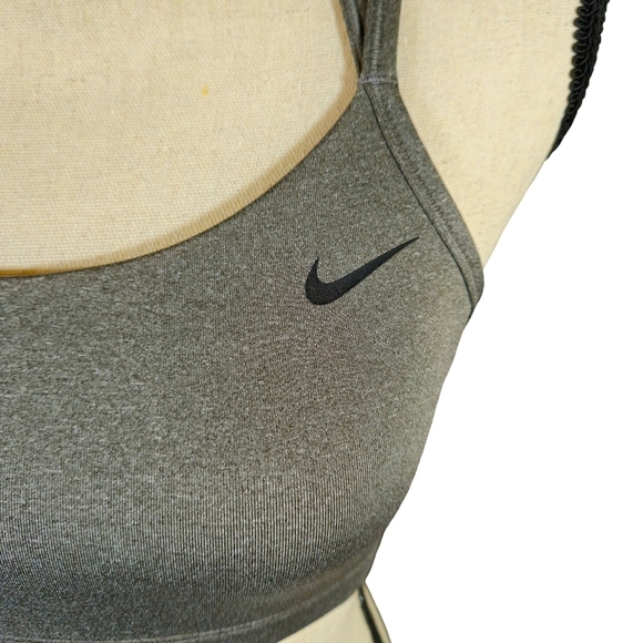 Nike Sports Bra, Heather Grey, Medium - Picture 2 of 11